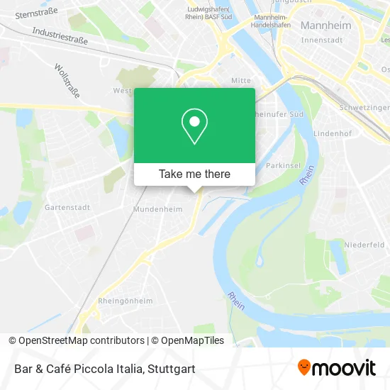 Карта Bar & Café Piccola Italia