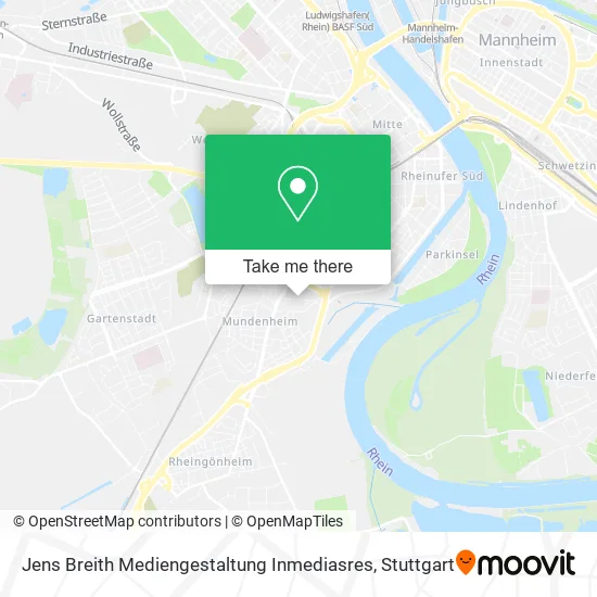 Карта Jens Breith Mediengestaltung Inmediasres