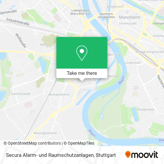 Карта Secura Alarm- und Raumschutzanlagen