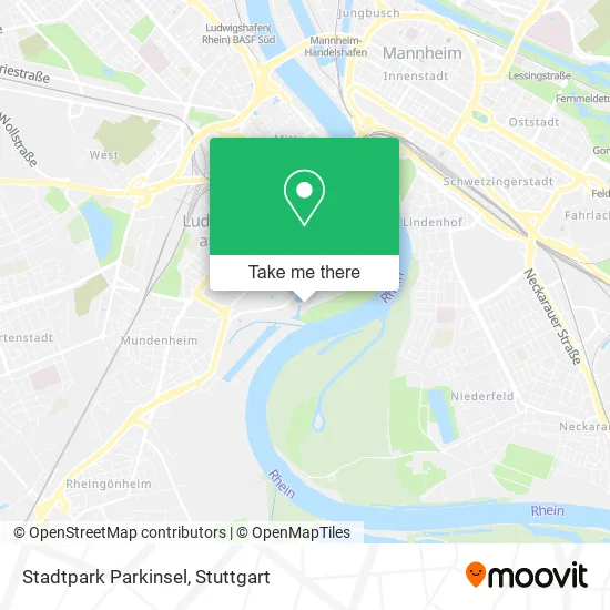 Карта Stadtpark Parkinsel