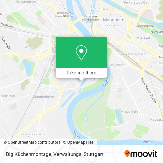 Карта Blg Küchenmontage, Verwaltungs