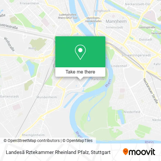 Карта Landesã Rztekammer Rheinland Pfalz