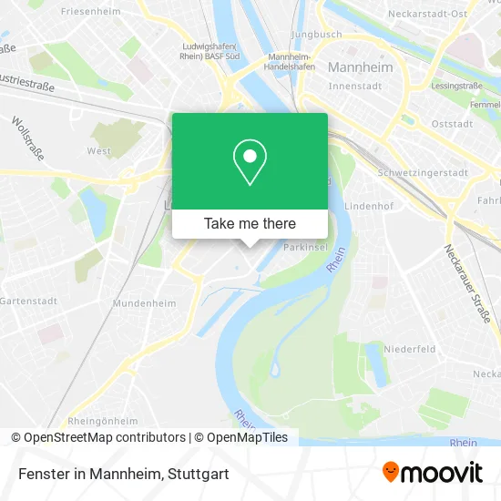 Карта Fenster in Mannheim