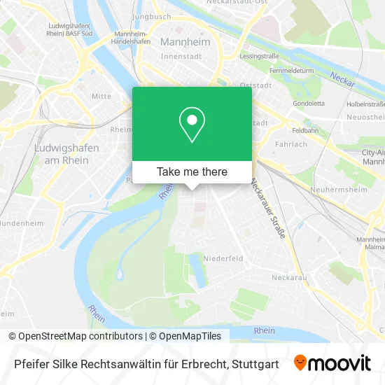 Карта Pfeifer Silke Rechtsanwältin für Erbrecht