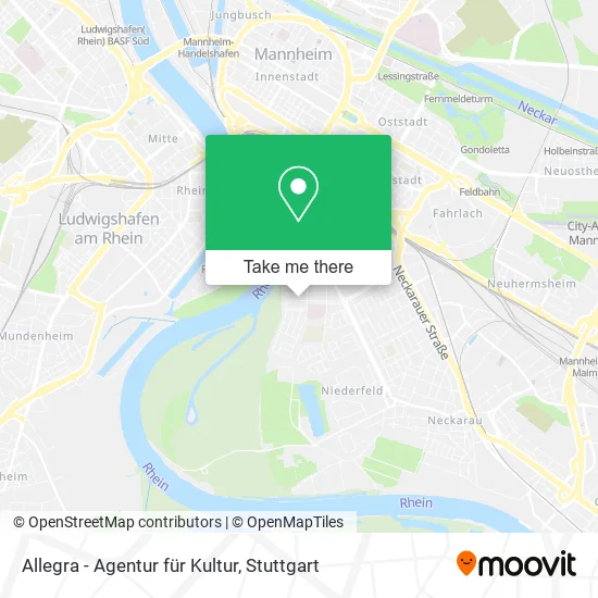 Карта Allegra - Agentur für Kultur