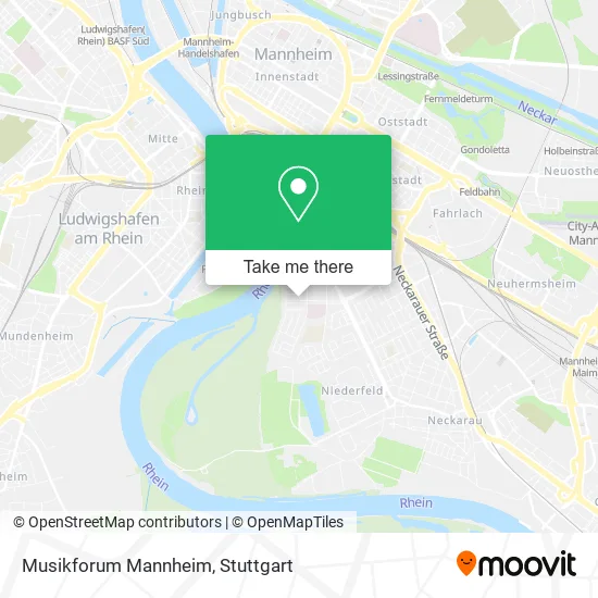 Карта Musikforum Mannheim