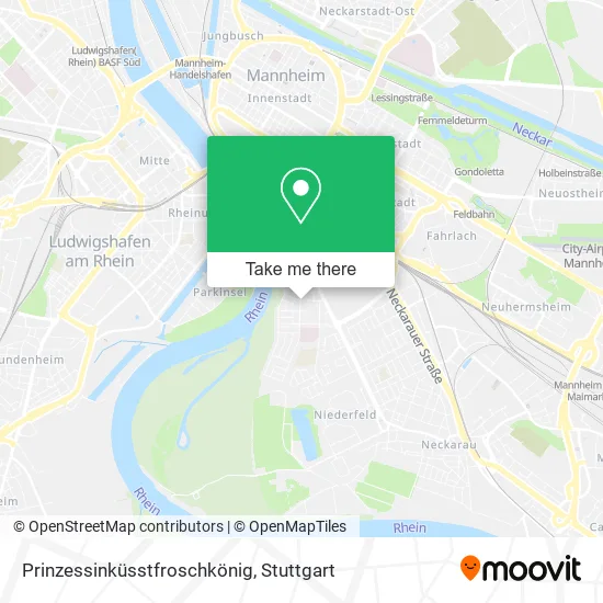 Карта Prinzessinküsstfroschkönig