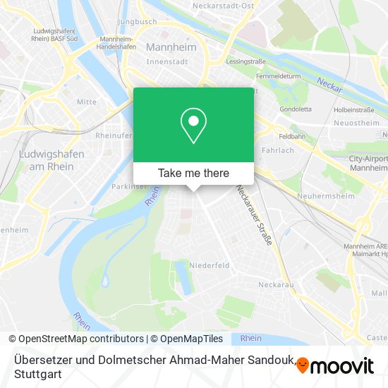 Карта Übersetzer und Dolmetscher Ahmad-Maher Sandouk
