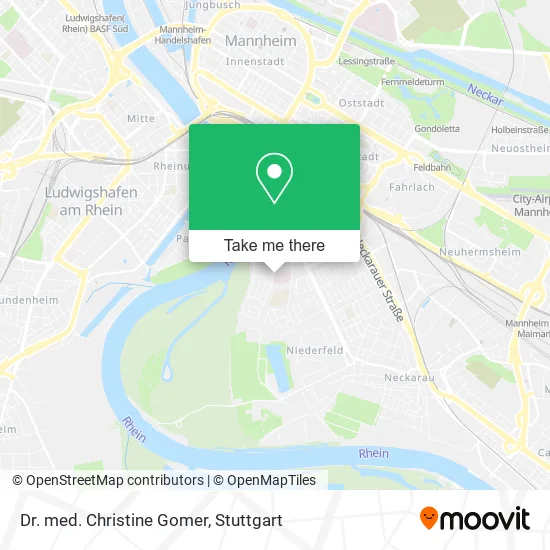 Карта Dr. med. Christine Gomer