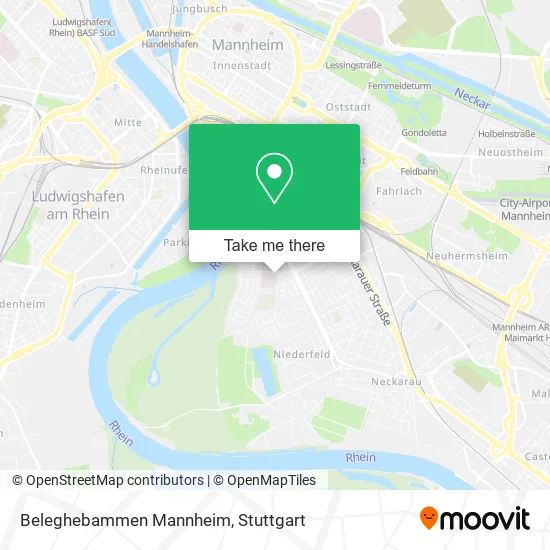 Карта Beleghebammen Mannheim