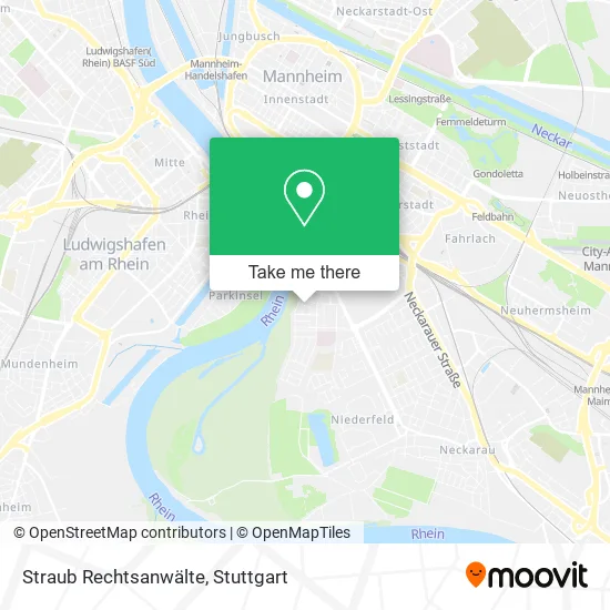 Карта Straub Rechtsanwälte