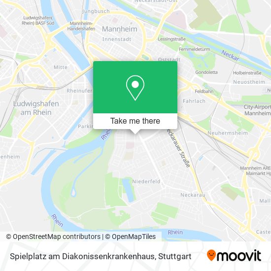 Spielplatz am Diakonissenkrankenhaus map