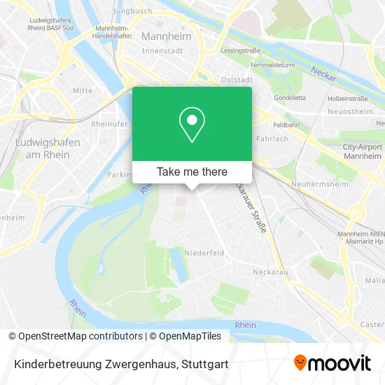 Карта Kinderbetreuung Zwergenhaus