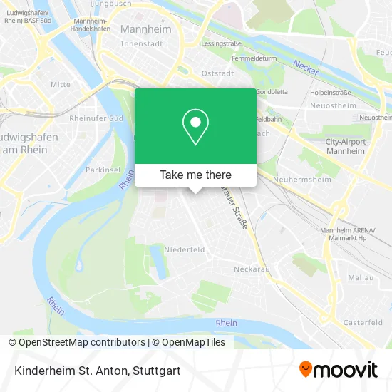 Карта Kinderheim St. Anton