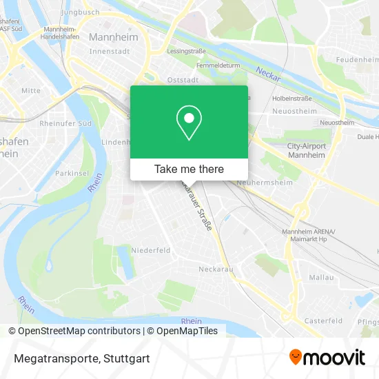 Карта Megatransporte