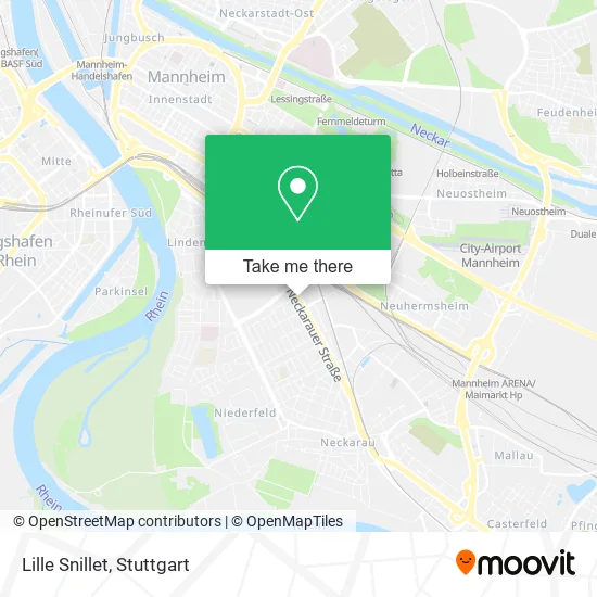Карта Lille Snillet