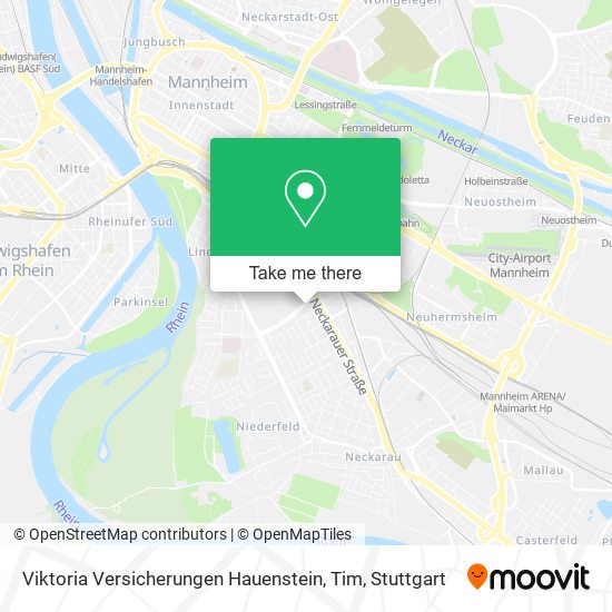 Карта Viktoria Versicherungen Hauenstein, Tim