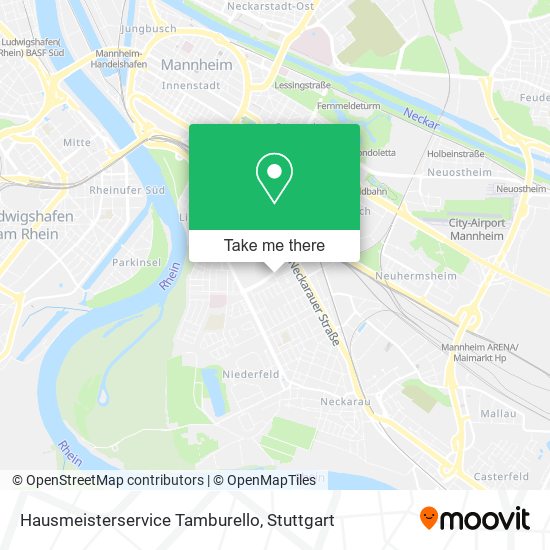 Hausmeisterservice Tamburello map