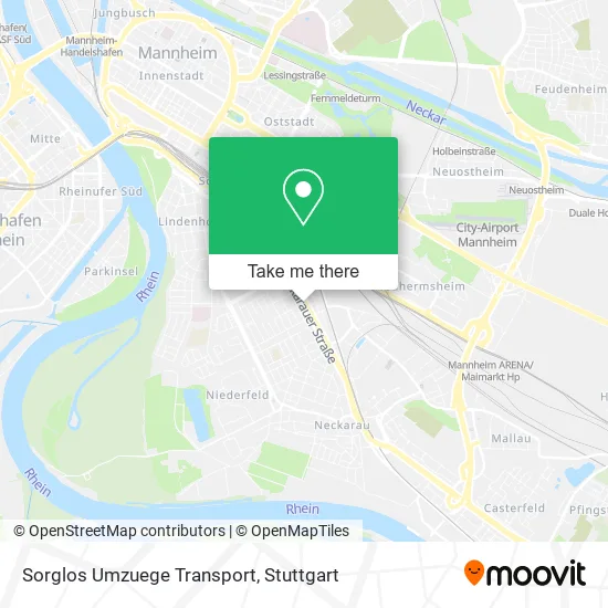 Карта Sorglos Umzuege Transport