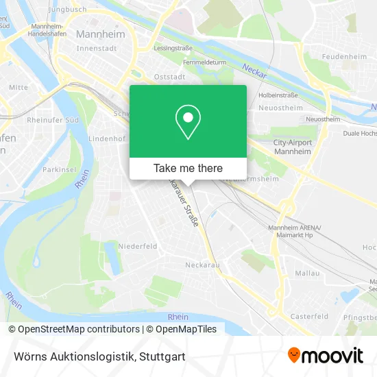 Карта Wörns Auktionslogistik