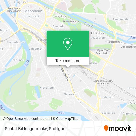 Suntat Bildungsbrücke map