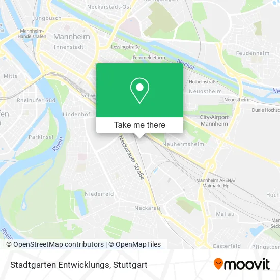 Карта Stadtgarten Entwicklungs