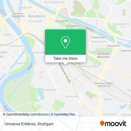 Карта Universe Erlebnis