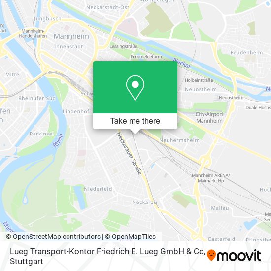 Lueg Transport-Kontor Friedrich E. Lueg GmbH & Co map