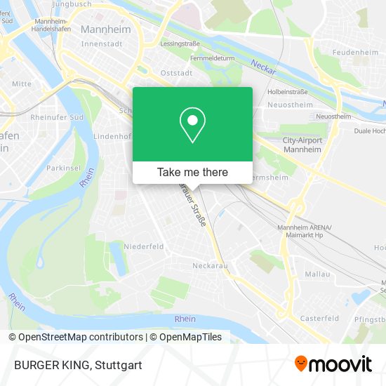 BURGER KING map