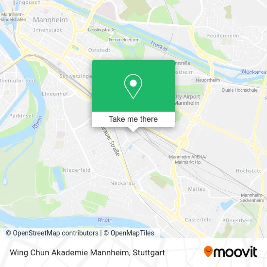 Карта Wing Chun Akademie Mannheim