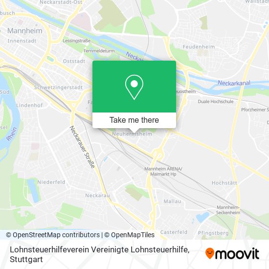 Lohnsteuerhilfeverein Vereinigte Lohnsteuerhilfe map