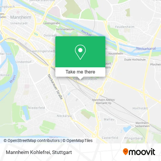 Карта Mannheim Kohlefrei