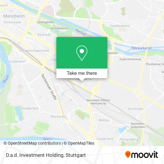 Карта D.a.d. Investment Holding