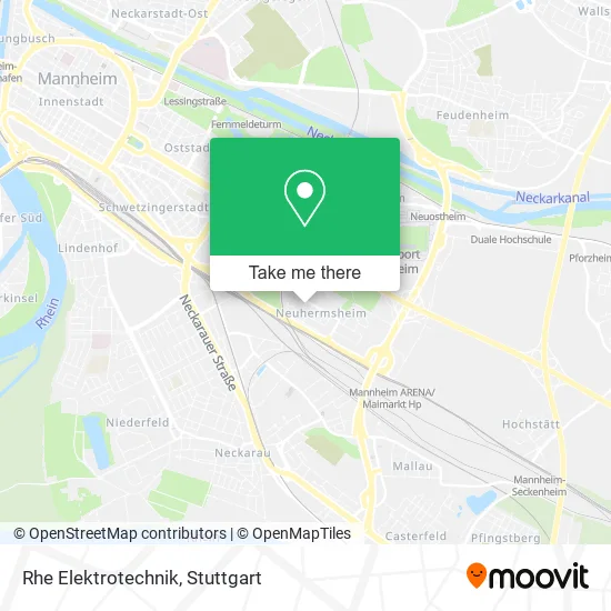 Карта Rhe Elektrotechnik