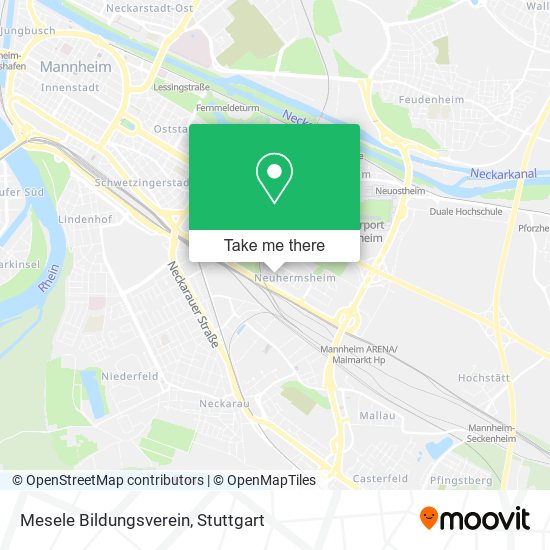 Mesele Bildungsverein map