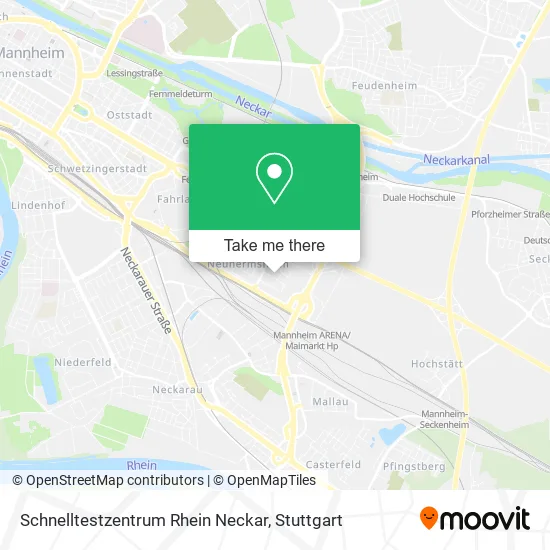 Карта Schnelltestzentrum Rhein Neckar