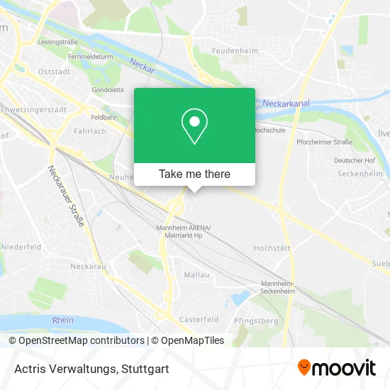 Карта Actris Verwaltungs