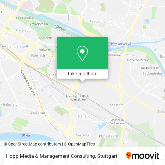 Карта Hopp Media & Management Consulting