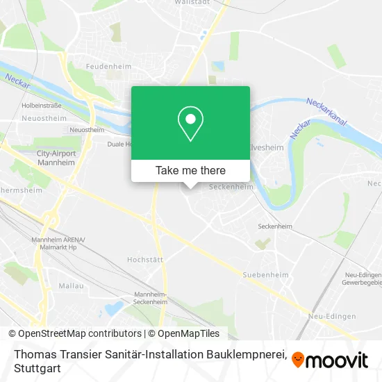 Карта Thomas Transier Sanitär-Installation Bauklempnerei