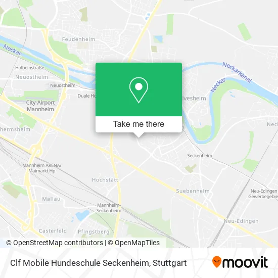 Карта Clf Mobile Hundeschule Seckenheim