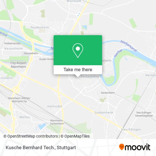 Карта Kusche Bernhard Tech.