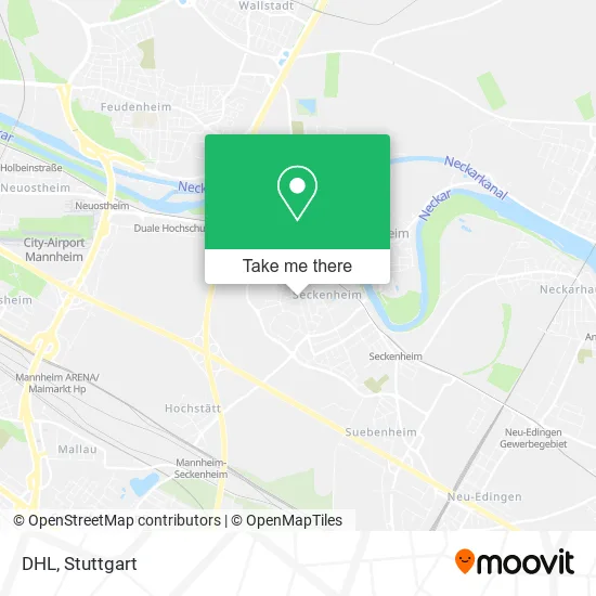 Карта DHL