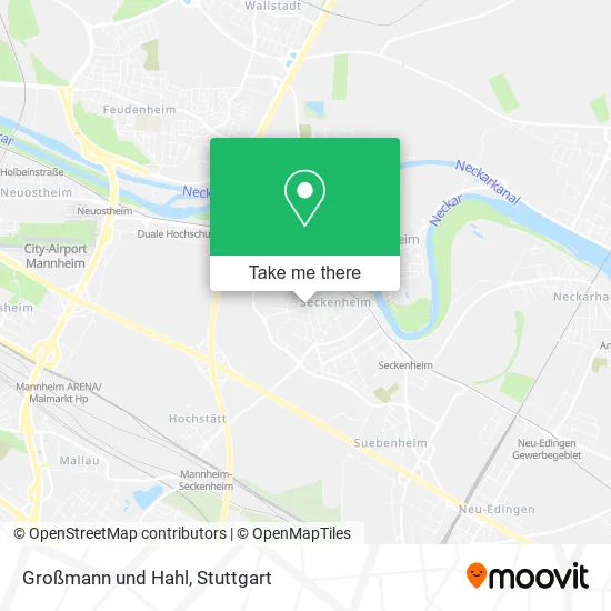 Карта Großmann und Hahl