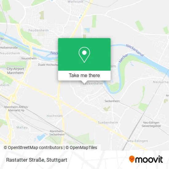 Карта Rastatter Straße