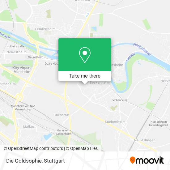 Карта Die Goldsophie