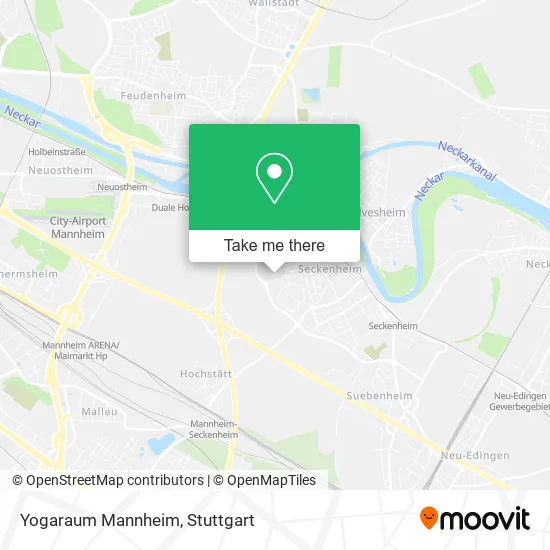 Карта Yogaraum Mannheim