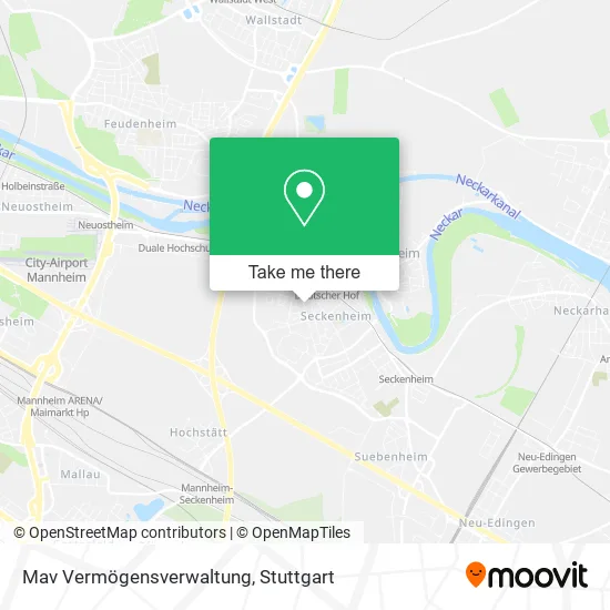 Карта Mav Vermögensverwaltung