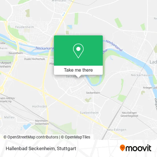Карта Hallenbad Seckenheim