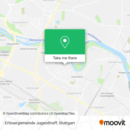 Карта Erlösergemeinde Jugendtreff