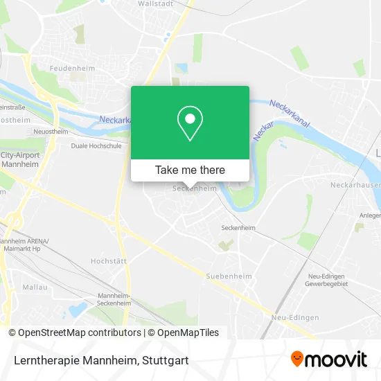 Карта Lerntherapie Mannheim